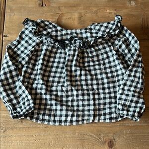 Rachel Zoe Black and White Casual Blouse